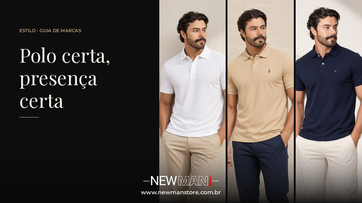 Como escolher a camisa polo masculina ideal: Lacoste, Ralph Lauren e Tommy Hilfiger